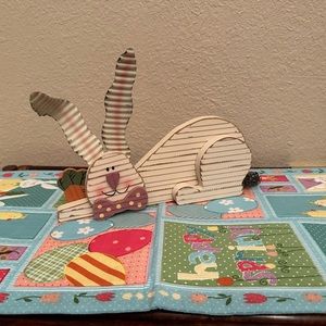 Easter Table Runner And Bunny